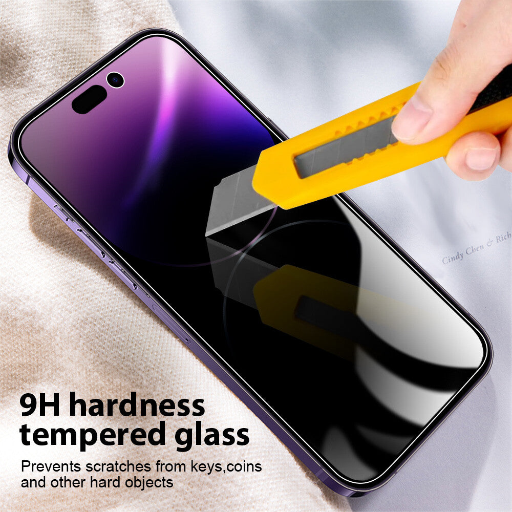 4PCS Privacy Tempered Glass Screen Protector for Iphone14 15 16 17 Pro Max 16E